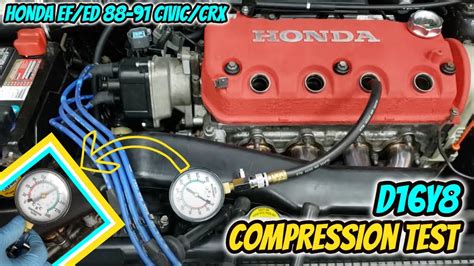 d16y8 compression test|Building a powerful street NA d16y8/z6 .